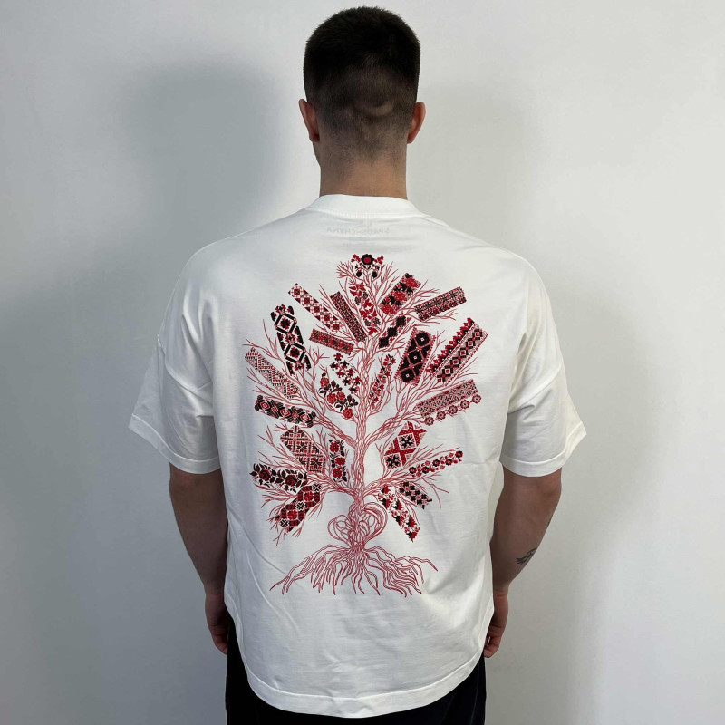 Ukraine Oversize White T-Shirt (Donation Edition)