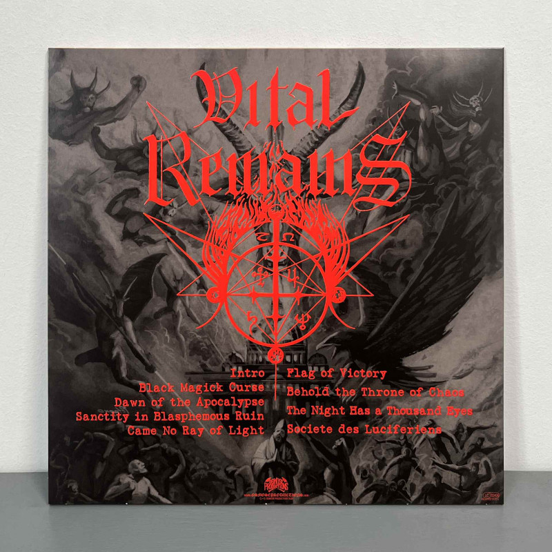 Vital Remains - Dawn Of The Apocalypse LP (Orange Crush With Black Marble Vinyl)
