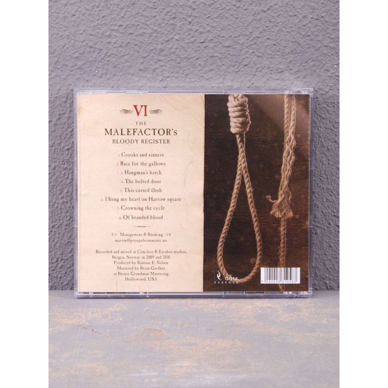 Vulture Industries - The Malefactor's Bloody Register CD
