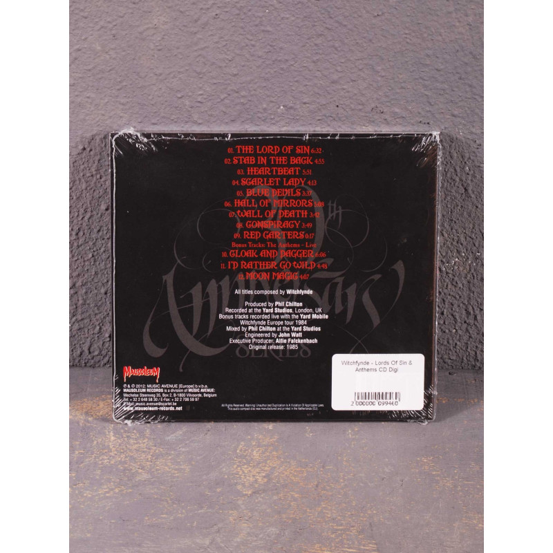 Witchfynde - Lords Of Sin & Anthems CD Digi