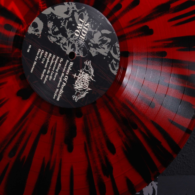 Wolves Of Perdition - Ferocious Blasphemic Warfare LP (Red / Black Splatter Vinyl)