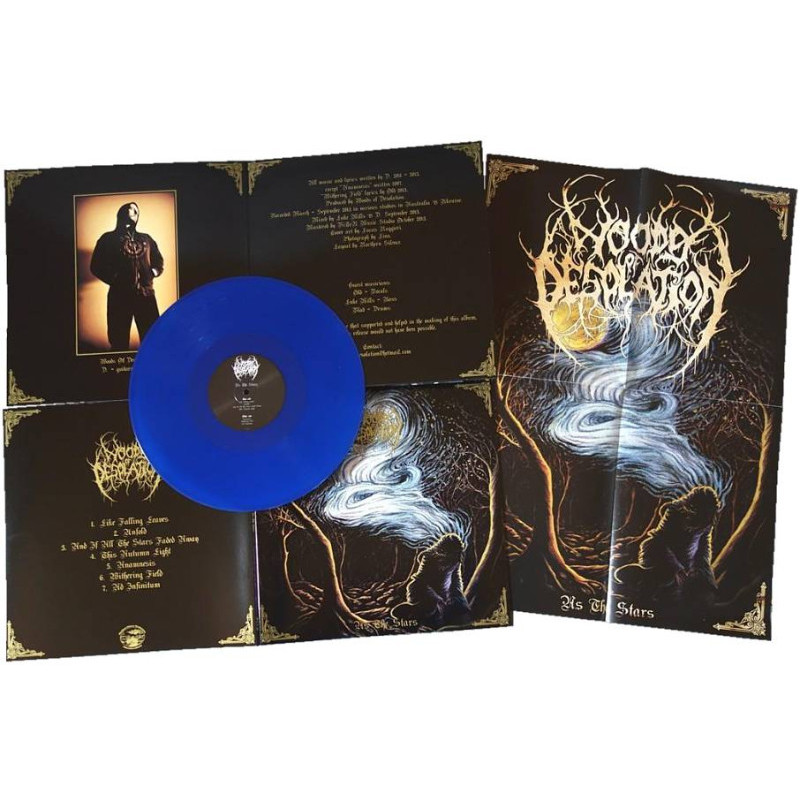 Woods Of Desolation - As The Stars LP (Gatefold Blue Vinyl)