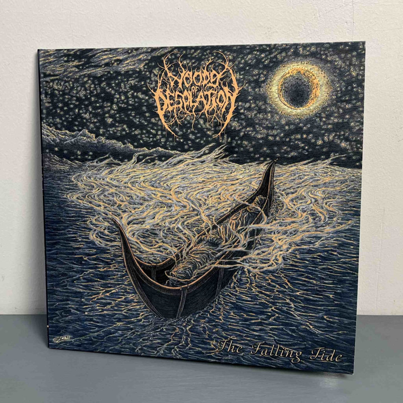 Woods Of Desolation - The Falling Tide LP (Gatefold Blue, White & Black Marbled Vinyl)