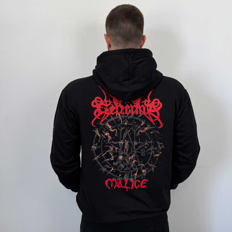 Gehenna - Malice (AWDis) Black Zip Hoodie